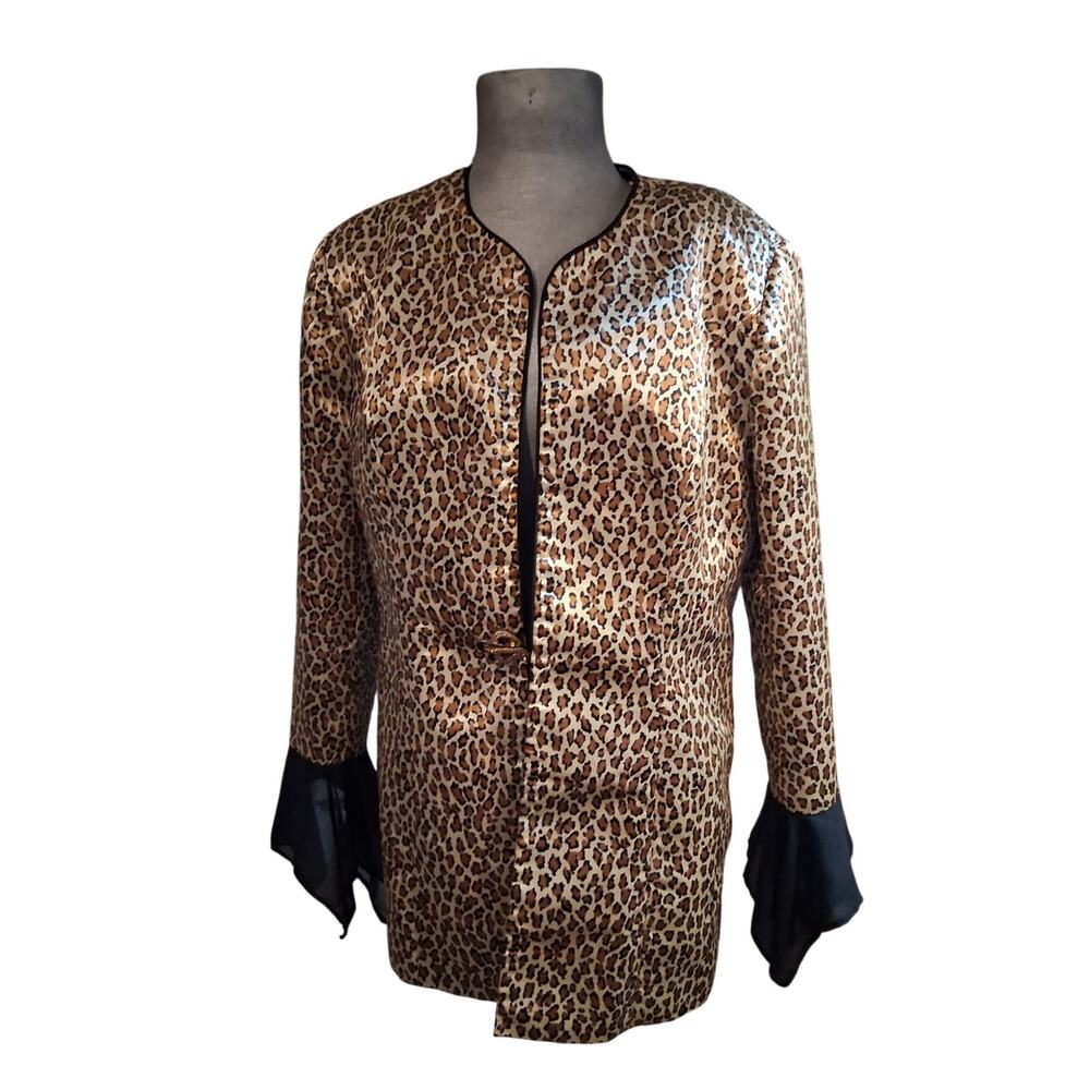 Terramina animal print blazer